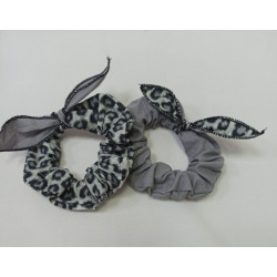 Scrunchies pantera, packs de 2