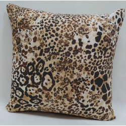 cojin cuadrado  leopardo