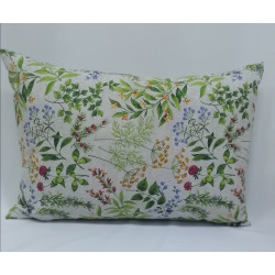 cojin  Alargado hojas