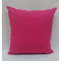 Cojín cuadrado fuxia